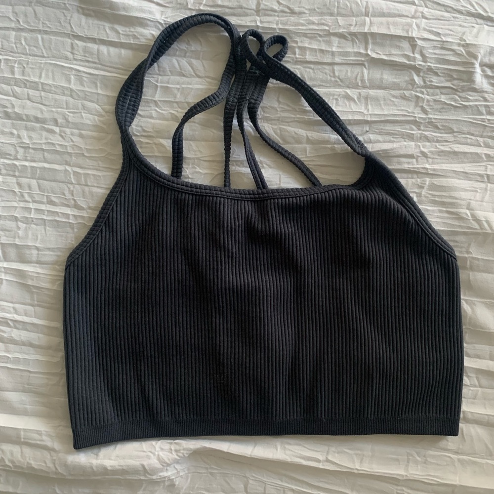 Forever21 dark grey sports bra